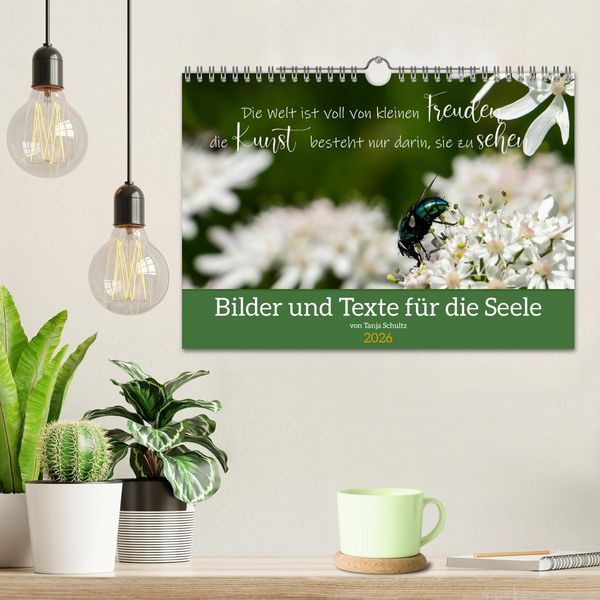 Produktbild: Bilder und Texte f&uuml;r die Seele (Wandkalender 2026 DIN A4 quer), CALVENDO Monatskalender