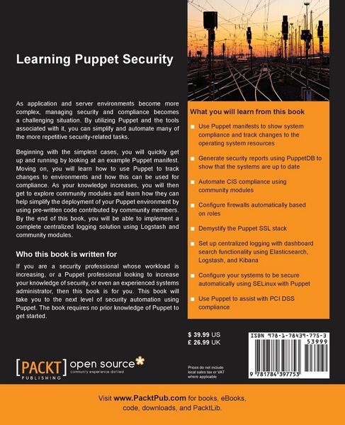 Produktbild: Learning Puppet Security