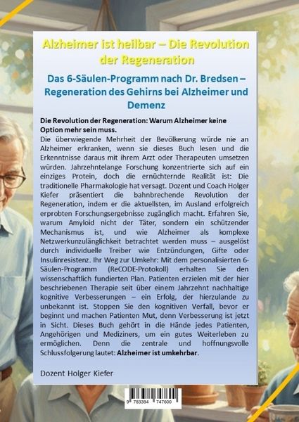 Produktbild: Alzheimer ist heilbar: Die Revolution der Regeneration
