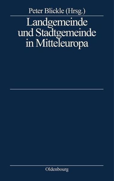 Produktbild: Landgemeinde und Stadtgemeinde in Mitteleuropa