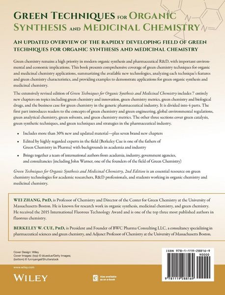 Produktbild: Green Techniques for Organic Synthesis and Medicinal Chemistry