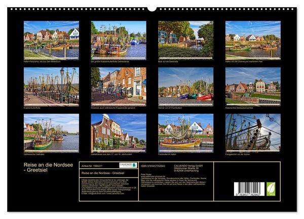 Produktbild: Reise an die Nordsee - Greetsiel (hochwertiger Premium Wandkalender 2026 DIN A2 quer), Kunstdruck in Hochglanz
