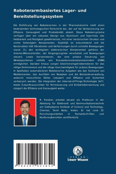 Produktbild: Roboterarmbasiertes Lager- und Bereitstellungssystem