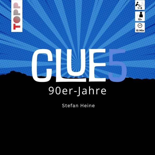 Produktbild: CLUE5 #90er-Jahre. 5 Hinweise, nur eine L&ouml;sung. Das Trend-Quiz f&uuml;r deine Tasche