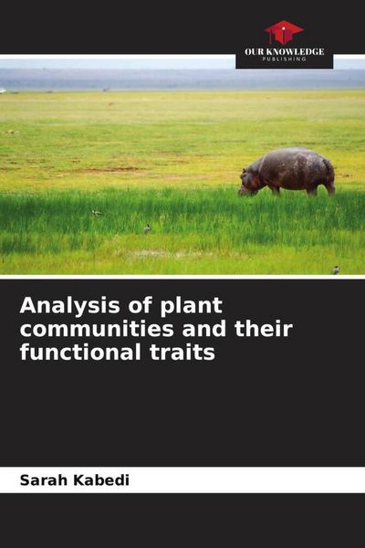 Produktbild: Analysis of plant communities and their functional traits