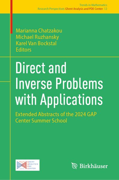 Produktbild: Direct and Inverse Problems with Applications