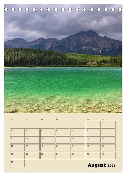 Produktbild: Kanadas gro&szlig;e Seen / Planer (Tischkalender 2026 DIN A5 hoch), CALVENDO Monatskalender