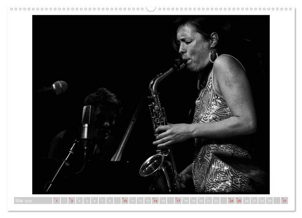 Produktbild: Jazz Ladies in der alten Schmiede (Wandkalender 2026 DIN A2 quer), CALVENDO Monatskalender