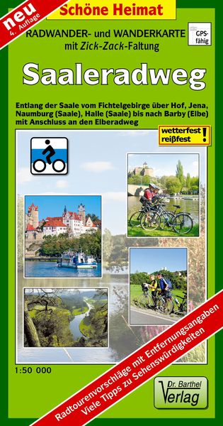 Produktbild: Saale-Radwanderweg 1 : 50 000