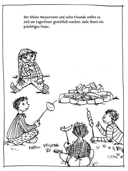 Produktbild: Der kleine Wassermann (Ausmalen, weitermalen, selber malen)