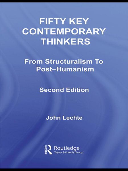 Produktbild: Fifty Key Contemporary Thinkers
