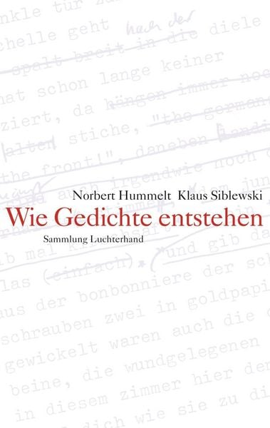 Produktbild: Wie Gedichte entstehen