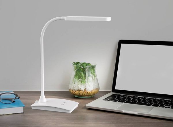 Produktbild: MAUL Tischleuchte LED pearly colour vario dimmbar, weiss