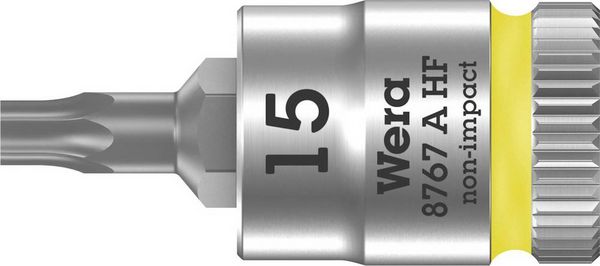Produktbild: Wera 8767 A 05003363001 Innen-Sechsrund (TX) Steckschl&uuml;ssel-Bit-Einsatz T 15 1/4" (6.3 mm)