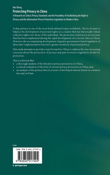 Produktbild: Protecting Privacy in China