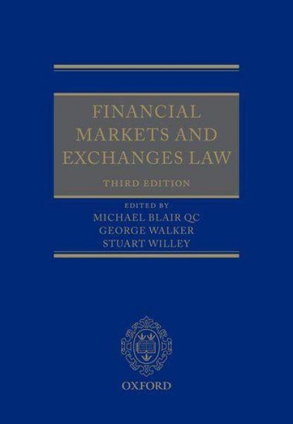 Produktbild: Financial Markets and Exchanges Law