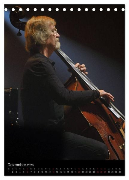 Produktbild: Jazz Momente - Kalender 2026 - (Tischkalender 2026 DIN A5 hoch), CALVENDO Monatskalender