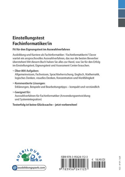 Produktbild: Einstellungstest Fachinformatiker