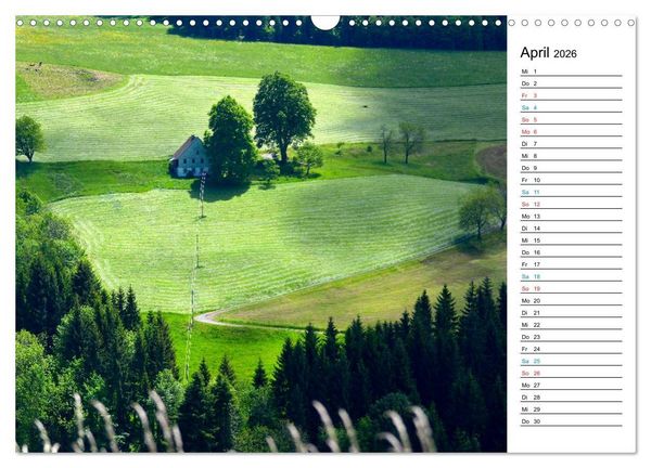 Produktbild: Hochschwarzwald (Wandkalender 2026 DIN A3 quer), CALVENDO Monatskalender