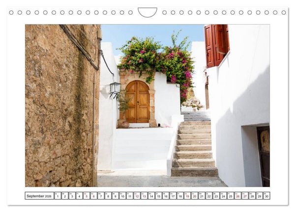 Produktbild: Rhodos, eine Sonneninsel (Wandkalender 2026 DIN A4 quer), CALVENDO Monatskalender