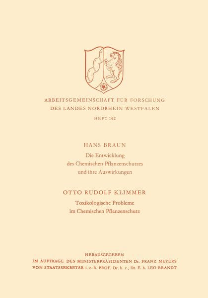 Produktbild: Die Entwicklung des Chemischen Pflanzenschutzes und ihre Auswirkungen / Toxikologische Probleme im Pflanzenschutz