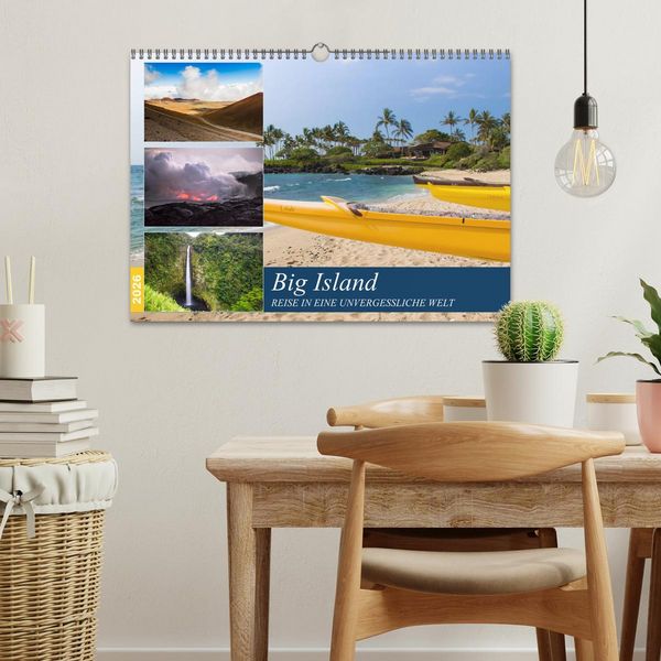 Produktbild: Big Island - Reise in eine unvergessliche Welt (Wandkalender 2026 DIN A3 quer), CALVENDO Monatskalender