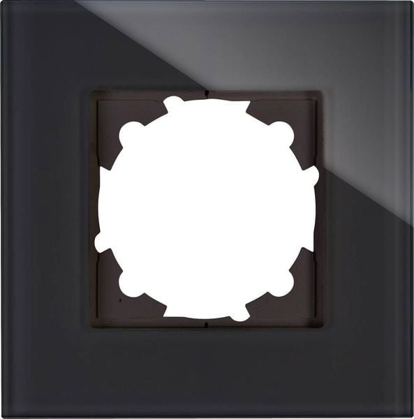 Kopp 1fach Rahmen Abdeckung HK 07, ATHENIS Anthrazit (glänzend) 405305001 1 St.