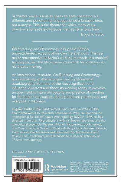 Produktbild: On Directing and Dramaturgy
