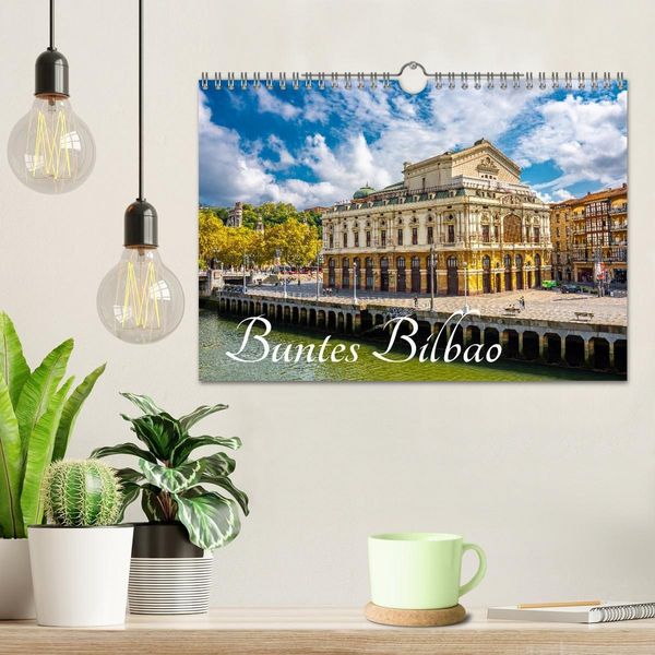 Produktbild: Buntes Bilbao (Wandkalender 2027 DIN A4 quer), CALVENDO Monatskalender