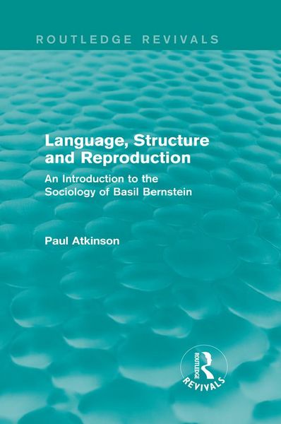 Produktbild: Language, Structure and Reproduction (Routledge Revivals)