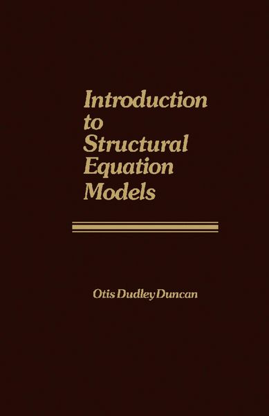 Produktbild: Introduction to Structural Equation Models