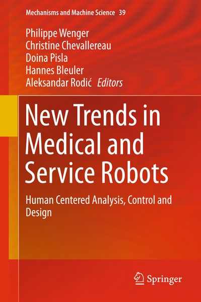Produktbild: New Trends in Medical and Service Robots