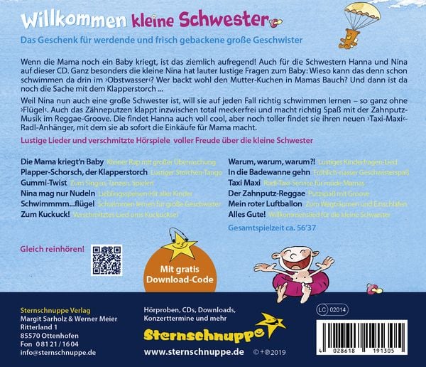 Produktbild: Willkommen kleine Schwester