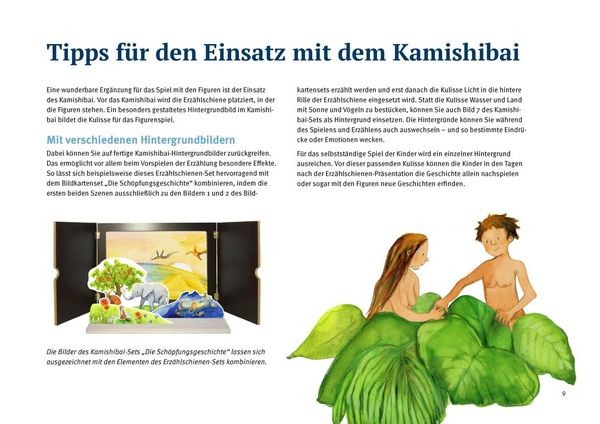 Produktbild: Die Sch&ouml;pfungsgeschichte. Wie Himmel und Erde entstanden. Erz&auml;hlschienen-Figurenset