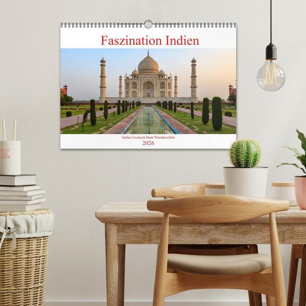 Produktbild: Faszination Indien (Wandkalender 2026 DIN A3 quer), CALVENDO Monatskalender