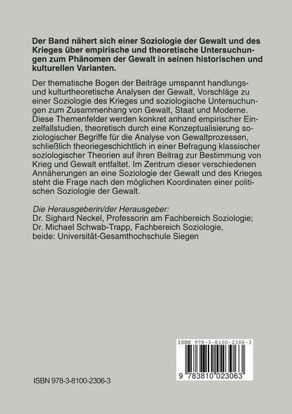 Produktbild: Ordnungen der Gewalt
