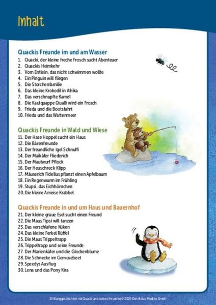 Produktbild: Klanggeschichten mit Quacki und seinen Freunden