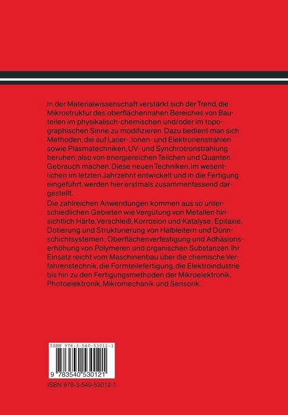 Produktbild: Oberfl&auml;chen- und D&uuml;nnschicht-Technologie