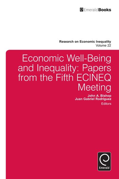 Produktbild: Economic Well-Being and Inequality