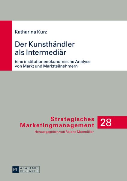 Produktbild: Der Kunsthaendler als Intermediaer