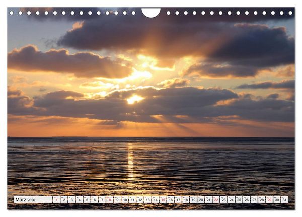 Produktbild: Norddeutsche Landschaften (Wandkalender 2026 DIN A4 quer), CALVENDO Monatskalender