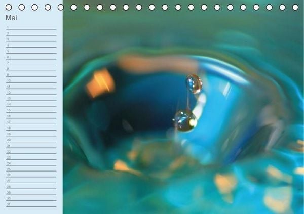 Produktbild: Geburtstagskalender "Wasser-Spiele" (Tischkalender immerw&auml;hrend DIN A5 quer)