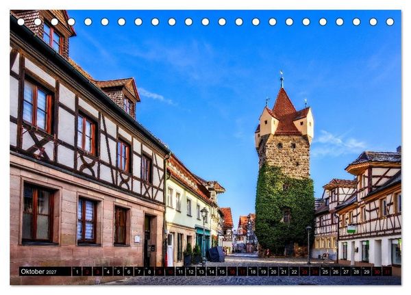 Produktbild: Impressionen der Altstadt Herzogenaurach (Tischkalender 2027 DIN A5 quer), CALVENDO Monatskalender