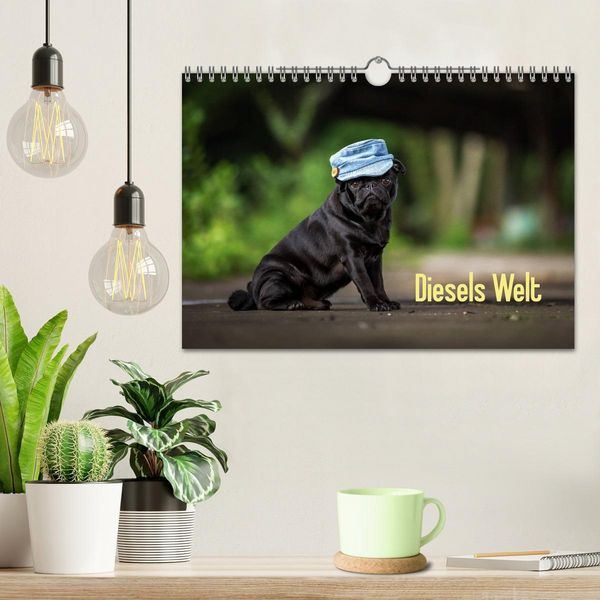 Produktbild: Diesels Welt (Wandkalender 2026 DIN A4 quer), CALVENDO Monatskalender