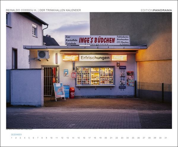 Produktbild: DER TRINKHALLEN KALENDER - Trinkhallen im Ruhrgebiet