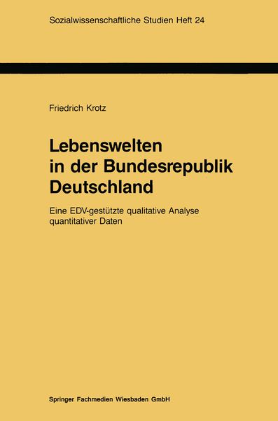 Produktbild: Lebenswelten in der Bundesrepublik Deutschland