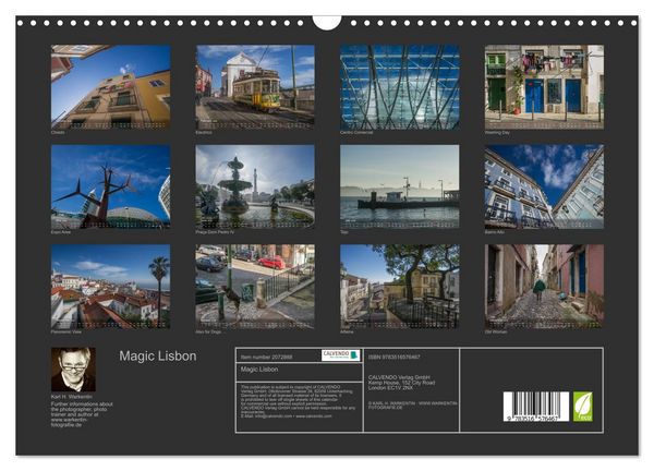 Produktbild: Magic Lisbon (Wall Calendar 2026 DIN A3 landscape), CALVENDO 12 Month Wall Calendar