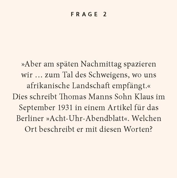 Produktbild: Thomas Mann-Quiz