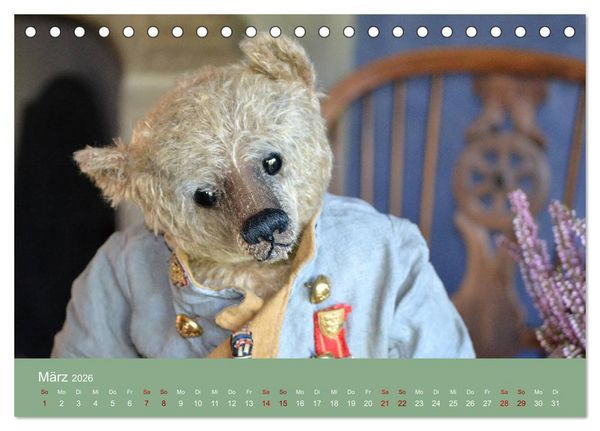 Produktbild: Robin der B&auml;r (Tischkalender 2026 DIN A5 quer), CALVENDO Monatskalender
