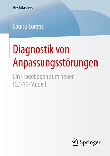 Produktbild: Diagnostik von Anpassungsst&ouml;rungen